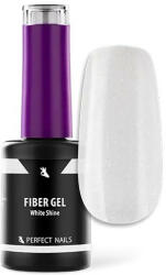 Perfect Nails Fiber Gel Vitamin - Üvegszálas Erősített Gél Lakk Alap 8ml - White Shine
