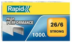 RAPID Tűzõkapocs RAPID Strong 26/6 horganyzott 1000db/doboz (24861400) - tonerpiac