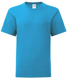Fruit of the Loom Gyerek rövid ujjú póló Fruit of the Loom Kids' Iconic 150 T -164 (14-15), Azur kék