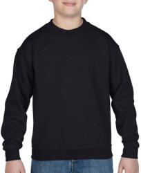 Gildan Gyerek Pulóver Hosszú ujjú Gildan Heavyweight Blend Youth Crew Neck - M (140/152), Fekete