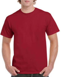 Gildan Férfi póló Rövid ujjú Gildan Heavy Cotton Adult T-Shirt - S, Bíboros vörös