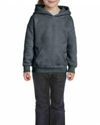 Gildan Gyerek kapucnis pulóver Gildan GIB18500 Heavy Blend Youth Hooded Sweatshirt -XL, Dark Heather