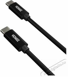 YENKEE YCU C102 BK kábel USB C-C 2.0/ 2m
