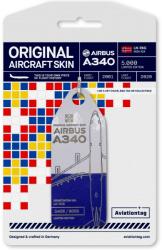 Aviationtag SAS - Airbus A340 - LN-RKG Blue/Grey