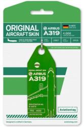 Aviationtag Germania - Airbus A319 - D-ASTZ Light Green