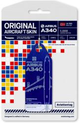 Aviationtag SAS - Airbus A340 - LN-RKG Blue/White