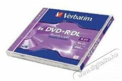 Verbatim DVDV+8DL DVD+R kétrétegű normál tokos DVD lemez - digitalko