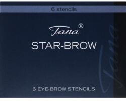 Tana Șambloane pentru sprâncene - Tana Cosmetics Star Brow 6 buc