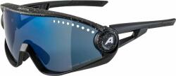 Alpina 5w1ng Black Blur Matt/Blue Kerékpáros szemüveg