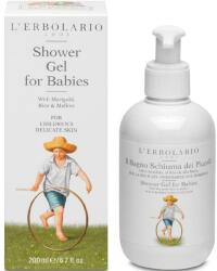 L'Erbolario Gel de duș pentru copii, cu extract de gălbenele, orez și nalbă - L'Erbolario The Baby Garden Shower Gel for Babies 200 ml