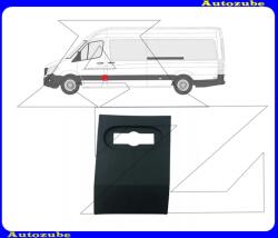 VW CRAFTER 1 2006.10-2016.10 /2E/ B oszlop díszléc bal fekete "szélesség jelzős" 10013859