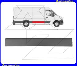 RENAULT MASTER 3 2010.04-2019.08 Tolóajtó díszléc jobb, fekete "közép/hosszú kivitel: 3682/4332mm" P60N10042