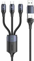 USAMS Кабел за бързо зареждане и данни USAMS SJ511 U71 All-in-one, 1.2м (6958444971780)