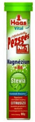 Haas Vital Stevia magnézium + B6 cukormentes pezsgőtabletta 20db - herbaline