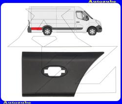OPEL MOVANO B 2010.03-2021.05 /X62/ Hátsó sárvédő díszléc kerékív mögött jobb, szélességjelzős "hosszú kivitel: 4332mm" P60N10054