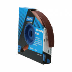 Norton R222 csiszolóvászon műhelytekercs 25mmx25m P80 (CT231820)