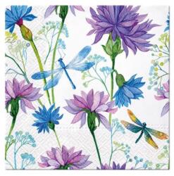  Decoupage szalvéták Flower with Dragonfly - 1 db (decoupage)