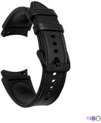 Samsung Galaxy Watch 4/5/5 Pro Samsung Galaxy Watch 4/5 bőr szíj, Galaxy Watch 4 bőr szíj színe Fekete - S méret
