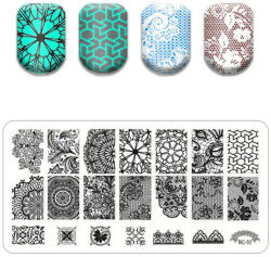  Körömnyomda lemez 6x12 cm méretű -BC10