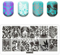  Körömnyomda lemez 6x12 cm méretű -ZG-L004