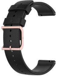 BSTRAP Silicone Rain curea pentru Xiaomi Watch S1 Active, black (SSG014C1113)