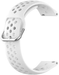 BSTRAP Silicone Dots curea pentru Xiaomi Watch S1 Active, white (SSG013C1013)