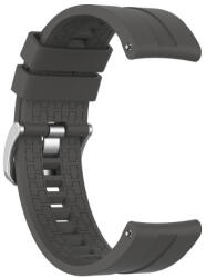 BSTRAP Silicone Cube curea pentru Huawei Watch GT/GT2 46mm, dark gray (SHU004C0212)