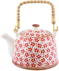 Clayre & Eef Ceainic cu infuzor ceramica Flowers 18x14x12 cm, 700 ml (6CETE0031)