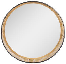 Clayre & Eef Oglinda perete metal maro 60x10 cm (52S289)