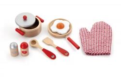 Viga Toys Set accesorii pentru gatit - rosu (50721) - kidiko Bucatarie copii