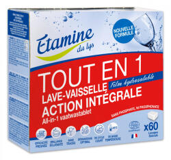 Etamine du Lys Tablete BIO all-in-1(spalare, sare, clatire) pentru masina de spalat vase, fara parfum Etamine