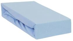 Qmini - Cearceaf impermeabil cu elastic, Pentru patut 120x60 cm, Din jerseu, Blue (QM_SHEET_WP_Blue) - kidiko Lenjerii de pat bebelusi‎, patura bebelusi
