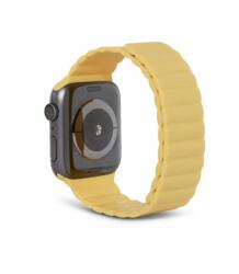 Apple Watch sárga mágneses szilikon szíj 42/44/45/49mm