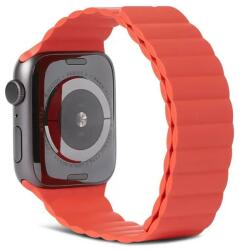 Apple Watch narancs mágneses szilikon szíj 38/40/41/42 (series10)mm