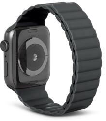 Apple Watch fekete mágneses szilikon szíj 38/40/41mm