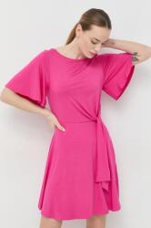Patrizia Pepe ruha rózsaszín, mini, harang alakú - rózsaszín 38