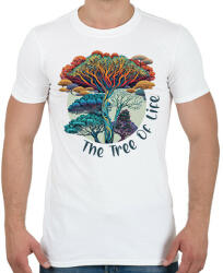 printfashion Az élet fája - Férfi póló - Fehér (12673209)