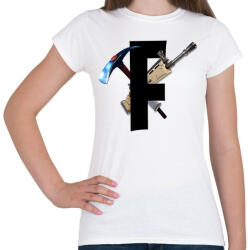 printfashion fortnite - Női póló - Fehér (1219147)