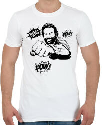 printfashion Bud Spencer - Férfi póló - Fehér (12352738)