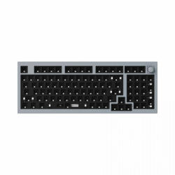 Keychron Q5 QMK Custom Mechanical Keyboard Barebone ISO Knob Silver Grey UK (Q5-F2)