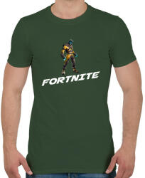 printfashion Fortnite 01 - Férfi póló - Katonazöld (12595823)