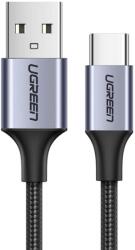 UGREEN CABLU alimentare si date Ugreen, "US288", Fast Charging Data Cable pt. smartphone, USB la USB Type-C 3A, nickel plating, braided, 2m, negru "60128" (include TV 0.06 lei) - 6957303861286 (ugreen-60128)