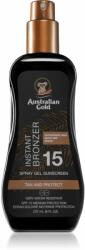 Australian Gold Spray Gel Sunscreen With Instant Bronzer bronzosító gél SPF 15 237 ml