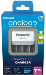 Panasonic SmartPlus akkumulátor töltő AA/AAA 1-4db akkumulátor töltésére (BQCC55E-N)