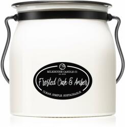 Milkhouse Candle . Creamery Frosted Oak & Amber illatgyertya Butter Jar 454 g