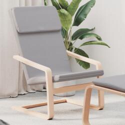 vidaXL Scaun de relaxare, gri deschis, material textil (351051)