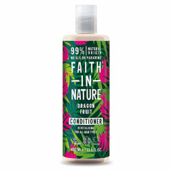 Faith in Nature Balsam natural revitalizant cu fructul dragonului, pentru toate tipurile de par, Faith in Nature, 400 ml