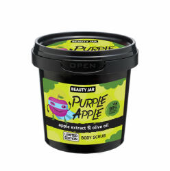 Beauty Jar Scrub corporal cu mar si ulei de masline, Purple Apple, Beauty Jar, 200 g