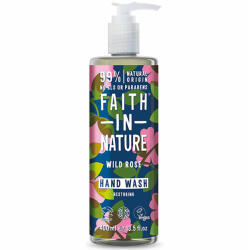 Faith in Nature Sapun lichid natural cu trandafir salbatic, Faith in Nature, 400 ml