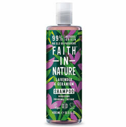 Faith in Nature Sampon natural nutritiv cu lavanda si muscata pentru par normal si uscat, Faith in Nature, 400 ml